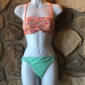 Pastel floral bikini